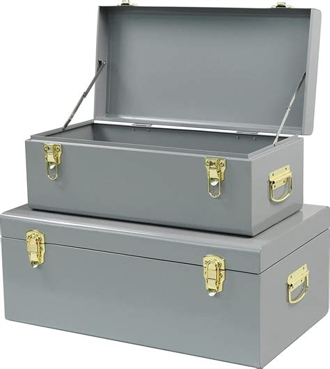 steel box supplier|7x14x2' high metal storage box.